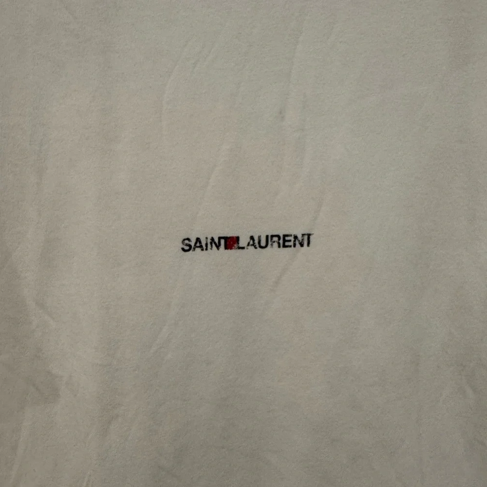 Saint Laurent light pink Short Sleeve Tee size small - Picture 2 of 4